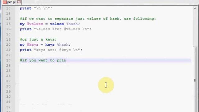 Perl Beginner Tutorial #Hash Part 6 смотреть онлайн