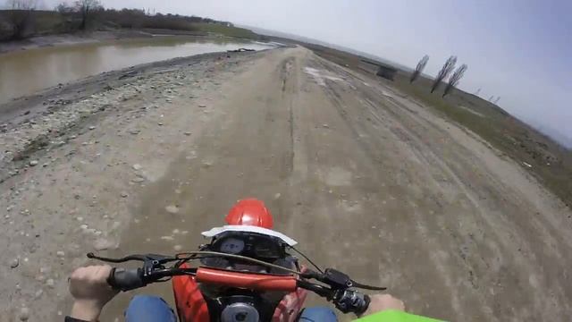 #19 Покатушки за городом.Чуть не остался без подвески. IRBIS TTR 250. смотреть онлайн