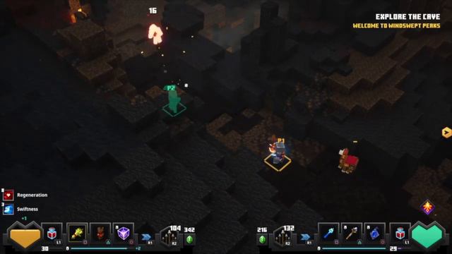Defeat Pillagers in Minecraft Dungeons - Howling Peaks смотреть онлайн