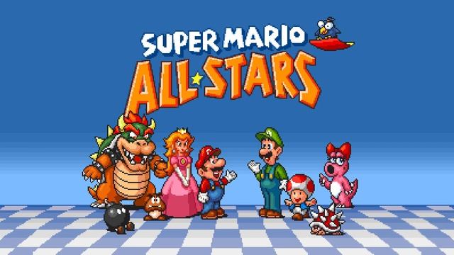 Super Mario All-Stars - Title (Restored) смотреть онлайн