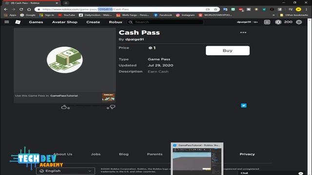 Roblox Studio | How To Create Game Passes смотреть онлайн