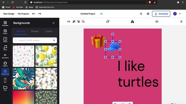 Day5 Canva/Crello clone: Adding backgrounds, undo and redo смотреть онлайн