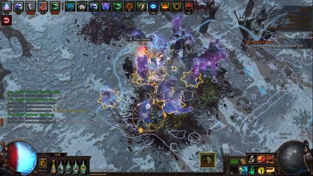 Path of Exile 3.9 T19 Summit map, CI Baron Necromancer смотреть онлайн