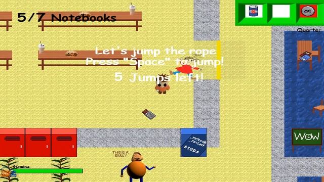 Baldi's Basics 2D REMASTERED v1.2 (Fan Game) смотреть онлайн