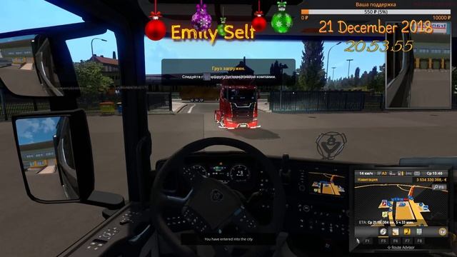 Девушка в Euro Truck Simulator 2. #102 смотреть онлайн