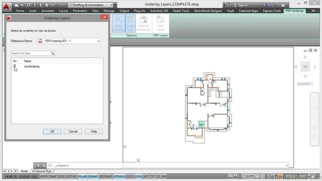 AutoCAD - Working with References Tutorial | Underlay Layers смотреть онлайн