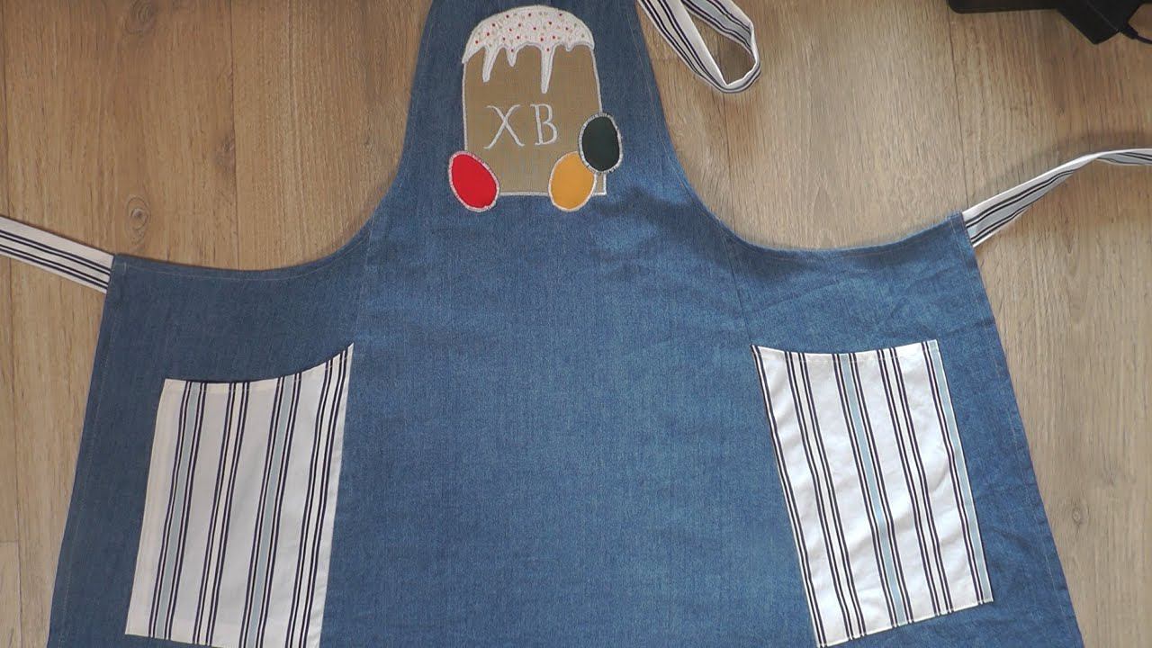 Шьем праздничный фартук | Джинсовые переделки смотреть онлайн