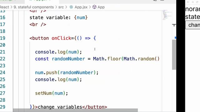 52. Revision Class: React.js stateful component смотреть онлайн