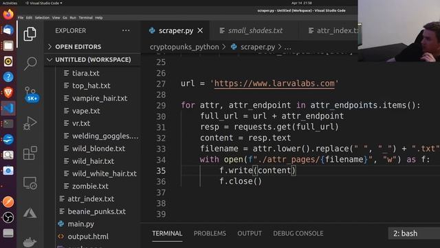 Analyzing Cryptopunk NFTs with Python - Scrape Attribute Pages off of LarvaLabs.com смотреть онлайн
