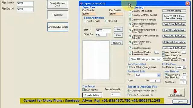 How to Create Automatic Railway Land Plan in AutoCad by Using only data from HardCopy in MyCivilsof смотреть онлайн