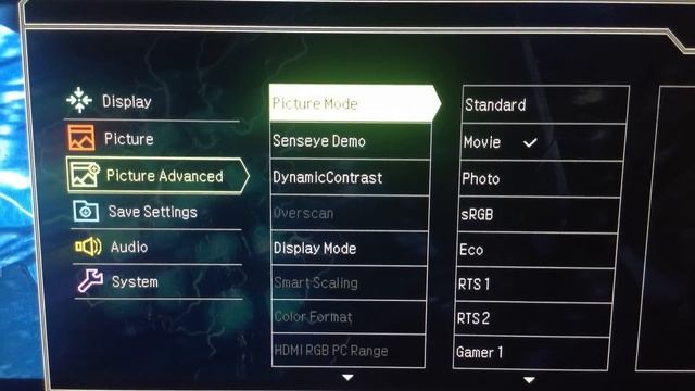 BenQ Official MLG Monitor RL2455HM | Settings Video смотреть онлайн