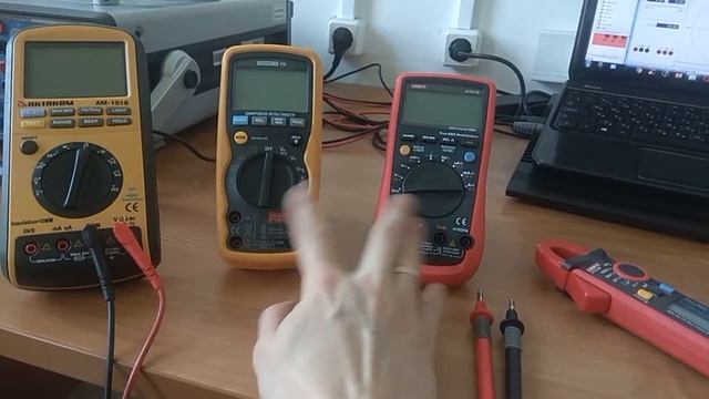 Тест UNI-T UT61D и UNI-T UT210E смотреть онлайн