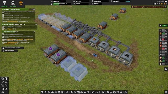 Concrete and Copper Setups - S2E2 ║ Captain of Industry смотреть онлайн