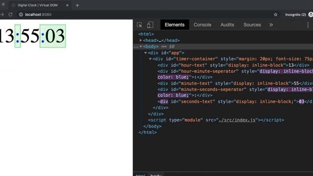 JS: Create Your Own Virtual DOM #DIY - Output смотреть онлайн