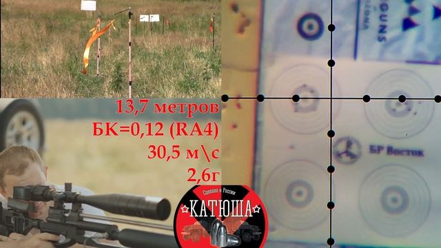 150 ярдов, 5,5мм, полнтел 2.6г, 10 выстрелов, 1,3 МОА (50мм) смотреть онлайн