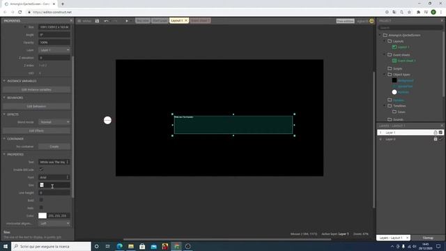 Construct 3 Make Among Us Ejected Screen смотреть онлайн