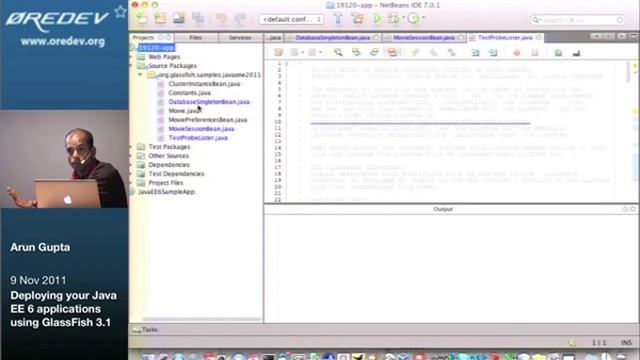 redev Deploying your Java EE 6 applications using GlassFish 3 1 Arun Gupta clip5 смотреть онлайн