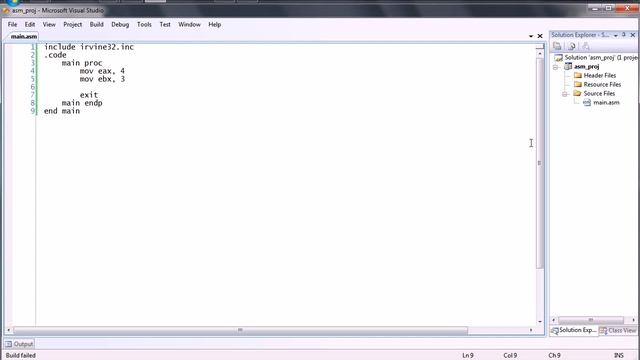 MASM and Visual Studio смотреть онлайн