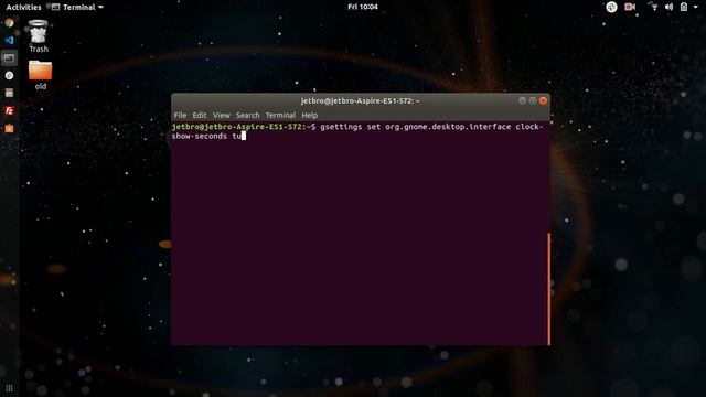 Show and Hide Seconds in Linux Timer смотреть онлайн