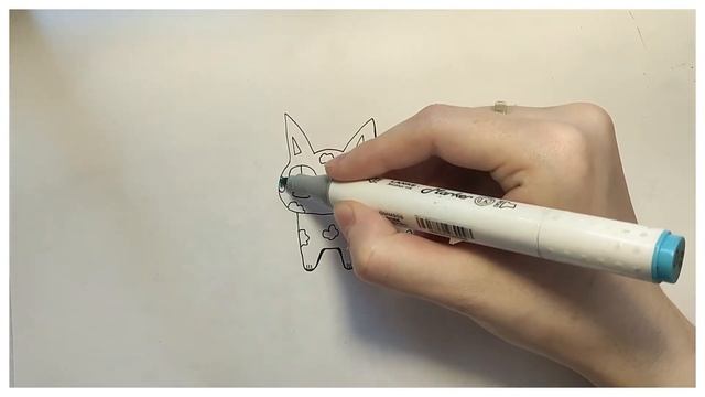 Как нарисовать МИЛОГО КОТИКА / рисунки для новичков / лапка художника смотреть онлайн