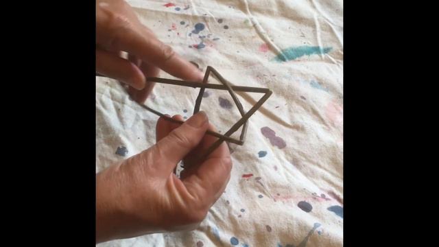 How To Make A Willow Star From A Single Whip.