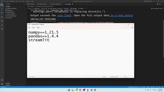 Tutorial Python | deployment aplikasi Prediksi Penyakit Diabetes Menggunakan Streamlit Share смотреть онлайн