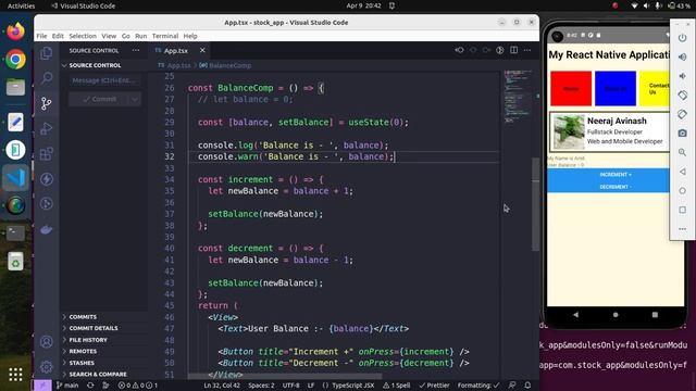 Hooks in React Native смотреть онлайн
