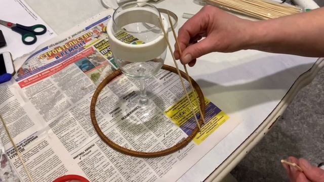 Абажур своими руками «из ничего» | БЮДЖЕТНЫЙ РЕМОНТ смотреть онлайн