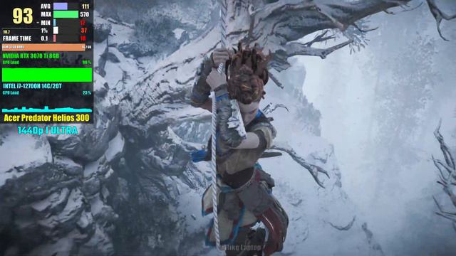 RTX 3070 Ti | Acer Predator Helios 300 (2022) | Horizon Zero Dawn | 1440p Benchmarks смотреть онлайн