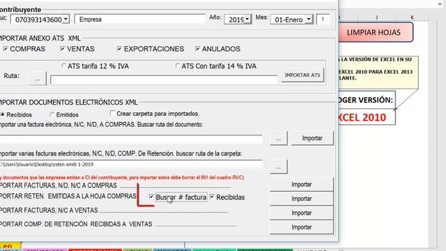 Importar retenciones electrónicas XML a excel, abrir retenciones SRI recibidas y emitidas en excel смотреть онлайн