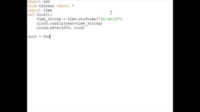 How To Make A Working Digital Clock In Python w/Tkinter module смотреть онлайн