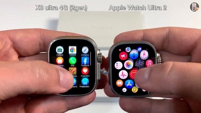 4G Android SmartWatch With SimCard Insert⚡️X8 Ultra 4G with Camera vs Apple Watch Ultra 2 Compariso смотреть онлайн