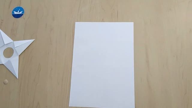 Ниндзя-сюрикен из бумаги/Paper ninja shuriken/Оригами смотреть онлайн