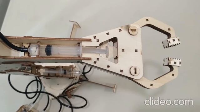 РОБОРУКА Деревянный конструктор VEDOD 350 деталей Роботизированная рука. Гидравлическая рука смотреть онлайн