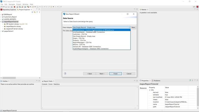 Jasper Reports with Java Tutorial Part 3 |Getting Started with JasperSoft Studio смотреть онлайн