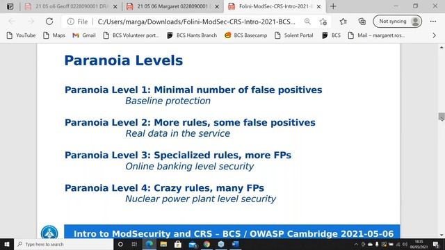 OWASP Mod Security Core Rule Set CRS Project | BCS Cybercrime Forensics SG смотреть онлайн