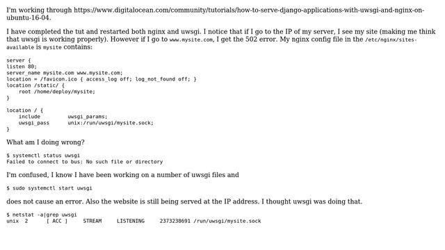 Ubuntu: Nginx - 502 bad gateway (2 Solutions!!) смотреть онлайн