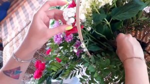 Как сделать цветы в губке? | Как я оформляю дорогой букет на свадьбу!