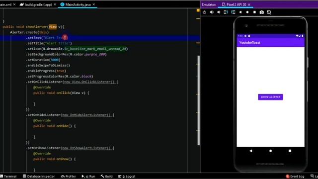#39 Alerter Library tutorial| Mediaplayer|Notification messeges смотреть онлайн
