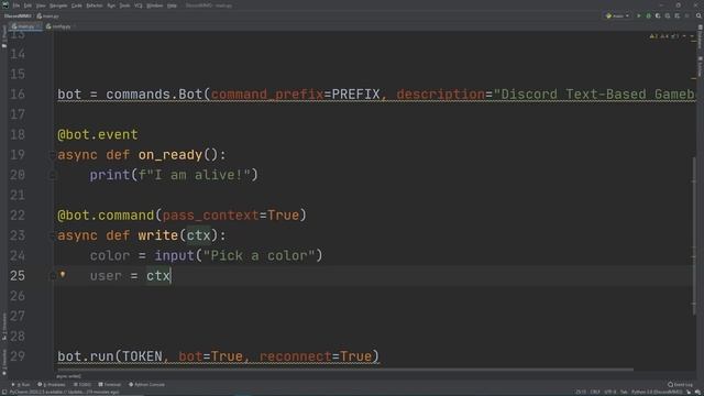 Coding a Discord MMO Bot Using Python & Firebase #7| Writing to Firebase смотреть онлайн