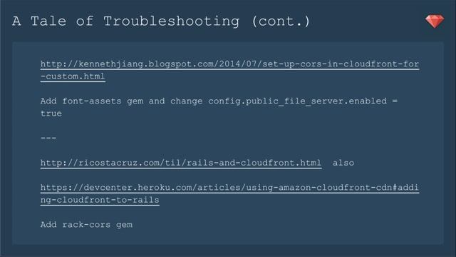 RubySnack #41: AWS CloudFront Part 2: Configure Rails App Plus Troubleshooting Fonts смотреть онлайн