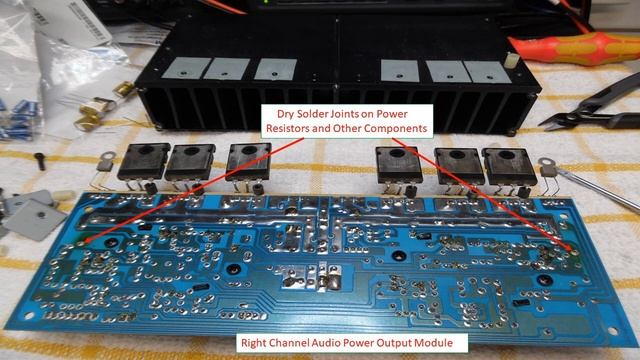NAD C370 Recapping, Repair And Service. (With Audio Tutorial)