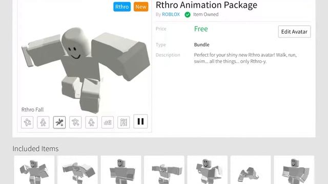 ROBLOX NEW RTHRO ANIMATION PACK FOR FREE!!! SO REALISTIC ANIMATION смотреть онлайн