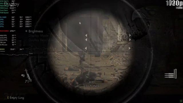 Sniper Elite V2 Remastered Gameplay (GTX 750 TI | i5-2400 | 8GB RAM) смотреть онлайн