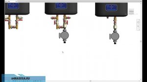Подключение электроводонагревателя к двухконтурному котлом,с рециркуляцией