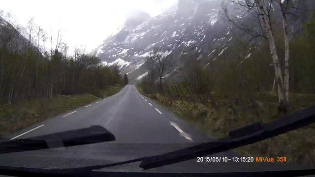 Driving in Real Time. Norway. To The Troll's road - Trollstigen смотреть онлайн