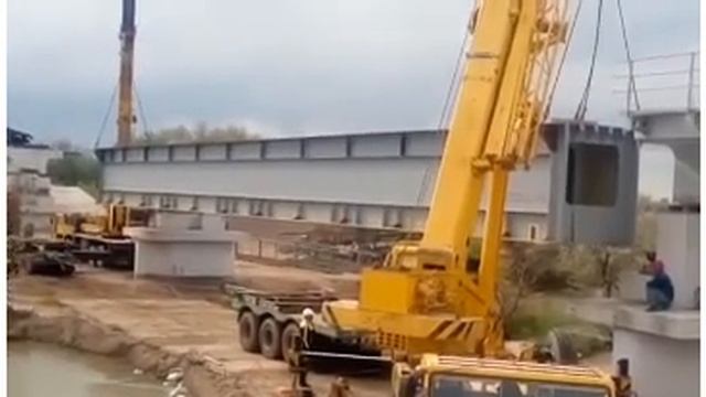 Монтаж, демонтаж , перевозка металлоконструкции весом 52 тонны длиной 32 метра смотреть онлайн