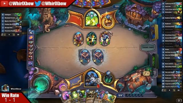 HADRONOX MAKES RENO GOOD!!! | Reno Druid Guide | Forged in the Barrens | Wild Hearthstone смотреть онлайн