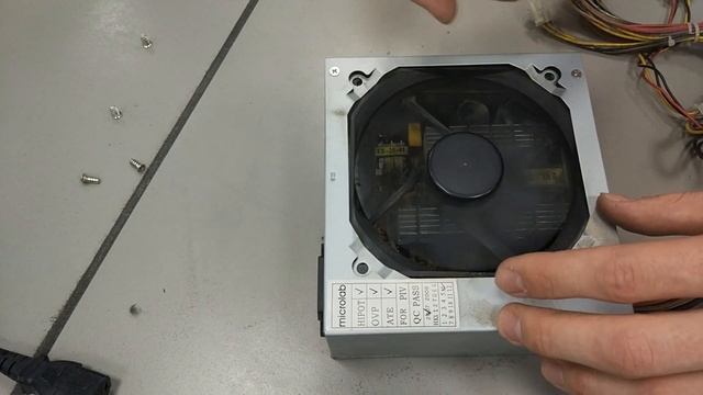 Смазка кулера блока питания компьютера смотреть онлайн
