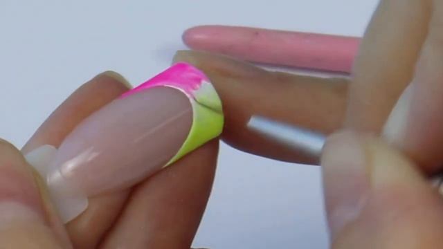 Учимся рисовать френч. Френч градиент. Урок 4.